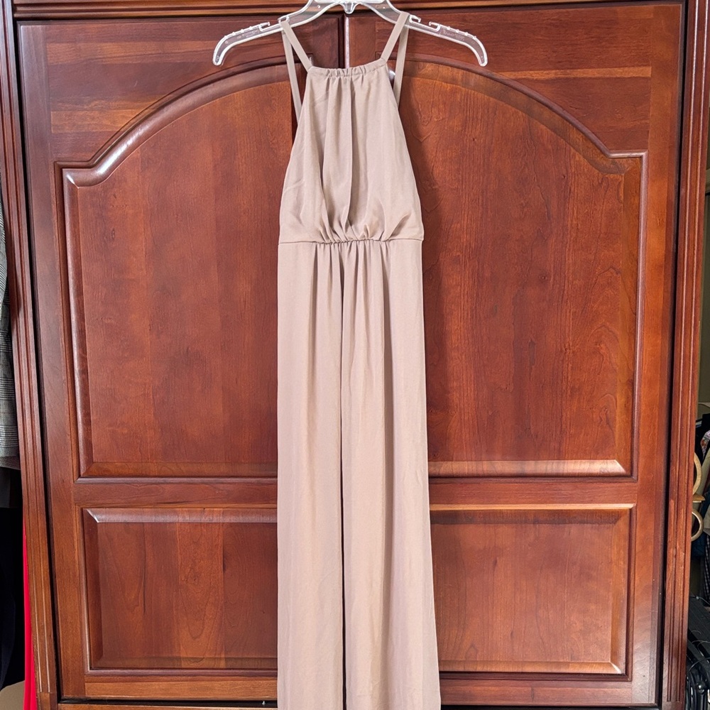 Show Me Your MuMu Tan Maxi Dress
